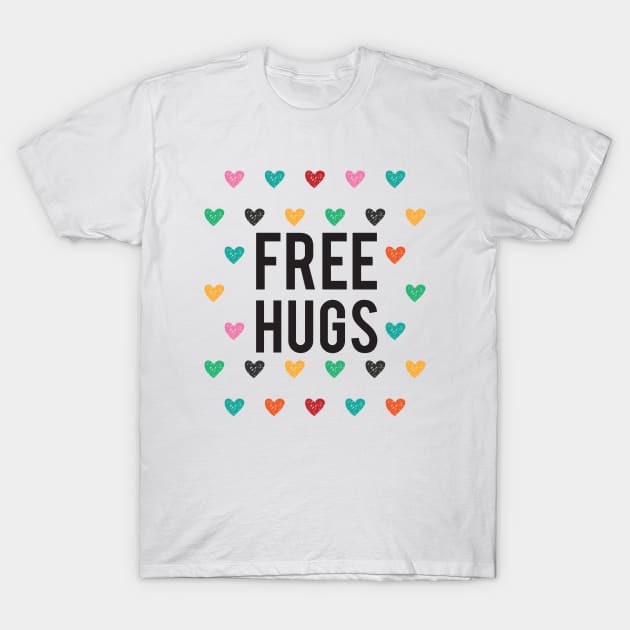 Free Hugs T-Shirt by thedailysoe